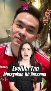 Pasangan presenter Evelina Tan dan Ivan Kabul merayakan ulang tahun pe...