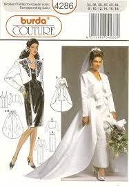 Burda 4286 Wedding Dress Patterns Bridal Dress Patterns Wedding Gown Patterns