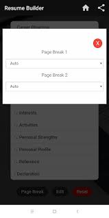 The app does not have a big set of functions but all the necessary features are included. Resume Builder Free Cv Maker Templates Formats App For Android Apk Download