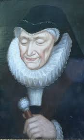 A Portrait of Mrs. Jane Cecil, (c.1501-1587) Anglo-Dutch School, late 16th  Century.