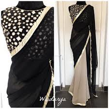 Black And Gold Combination Blouse Designs Beautiful Blush Pink And Black Color Combination Designer Saree And Black Color B Designer Saree Blouse Patterns Indian Saree Blouses Designs Indian Sari Dress