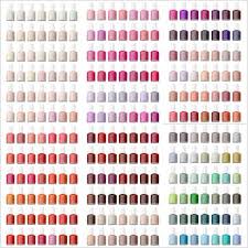 essie nail polish colors chart