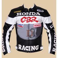 Honda Cbr Racing Black White Motorcycle Leather Jacket White Motorcycle Black Motorcycle Jacket Motorcycle Leather