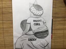 Step by step fathers day 2021 drawings ideas. Father Daughter Father S Day Drawing Pen Pencil Art Facebook