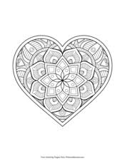 The best free, printable valentine flower coloring pages! Valentine S Day Coloring Pages Free Printable Pdf From Primarygames