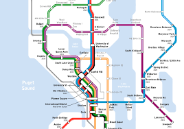 Map Of The Week Seattle Subway Vision Map The Urbanist
