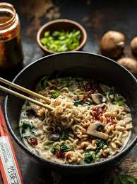 15 Minute Vegan Creamy Mushroom Ramen Budget Bytes