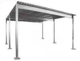 Absolute Steel S Single Slope 2 Car Carport Represents The Most Honest Free Standing Metal Carport Value In America E Diy Carport Steel Carports Carport Plans