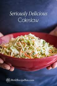 Easy Coleslaw Recipe That S Seriously Delicious And Best Ever Recipe Easy Coleslaw Coleslaw Recipe Easy Best Coleslaw Recipe
