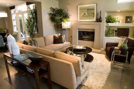 Great Attention To Detail In This Very Small Living Room Space With L Shaped Sofa Round C L Shaped Living Room Small Living Rooms Living Room Furniture Layout