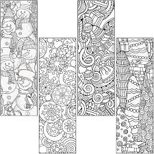 Color Craze Winter Bookmarks Coloring Bookmarks Coloring Bookmarks Free Christmas Bookmarks