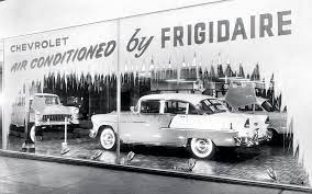 Automotive Air Conditioning History Of Automotive A C Automobile Magazine Chevrolet Dealership Dealership Showroom 1955 Chevrolet