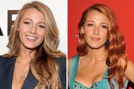 16 Starlets Who Ve Tried The Redhead Look Red Blonde Hair Red Hair Tan Skin Straight Brunette Hair