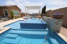 Tanning Shelf Wet Deck Baja Shelf Luxury Pools Custom Pools Pool Builders