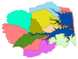 Digital Watershed And Bay Boundaries For Rehoboth Bay