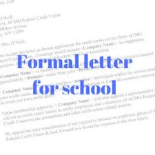 The format of a formal letter. Formal Letter Format For School Principal Formal Letter Samples And Templates