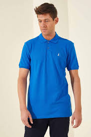 Tommy Life Klasik Yelken Nakis Polo Yaka Saks Erkek T Shirt 2020 Polo Klasik Nakis