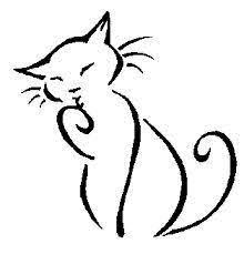 Fat kitteh by eric scales art drawings sketches simple, animal sketches,. Image Result For Simple Lines Drawing Katten Tekening Dieren Tekenen Dier Logo