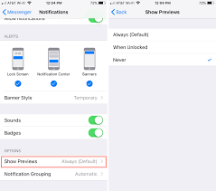 If do not disturb option is enabled on your iphone, then this can be the reason why you are not receiving your facebook app notification. Hide Facebook Messenger Notification Previews From The Lock Screen For More Privacy