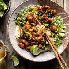 Thai Black Pepper Chicken And Garlic Noodles Recipe Half Baked Harvest Recipes Black Pepper Chicken Harvest Recipes