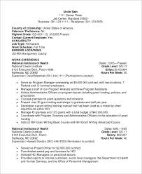 Free 8 Sample Federal Resume Templates In Ms Word Pdf Job Resume Template Federal Resume Resume Template Word