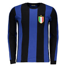 Milan e inter de milão deixam superliga; Inter Milan Retro 1966 Long Sleeves Shirt