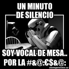 Contenidos de la etiqueta vocal de mesa. Meme Sad Trooper Un Minuto De Silencio Soy Vocal De Mesa Por La A 27978609