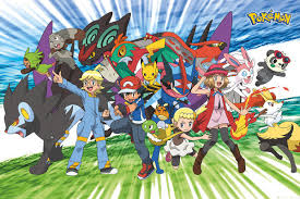 Pokemon poster farbig kostenlos zum ausdrucken : Pokemon Traveling Party Poster Plakat Kaufen Bei Europosters