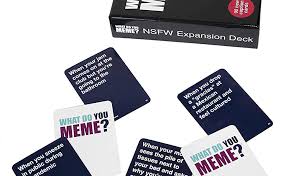 Telestrations after dark is adults only miscommunication at its best! Amazon Com Nsfw Expansion Pack By What Do You Meme Designed To Be Added To What Do You Meme Core Game Toys Games