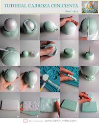 Colgante de la carroza de cenicienta, colgante de zapato y cristal y cierre con tachuela perlada. Tutorial Carroza Cenicienta En Fondant Bolos Da Cinderella Decoracao De Bolo Decoracao De Bolos