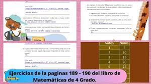 Desafios matematicos 4 grado contestado desafios from 2.bp.blogspot.com. Ejercicios De La Paginas 189 190 Del Libro De Matematicas De 4 Grado Youtube