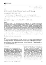 Ida al fakir currently works at the stockholm university, department of education. Pdf The Prolonged Inclusion Of Roma Groups In Swedish Society