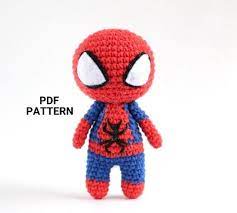 Spider Man Crochet Amigurumi Pattern Pdf Amigurumi Superhero Etsy In 2021 Crochet Doll Pattern Crochet Patterns Amigurumi Crochet Dolls