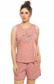 Star Print Top Shorts For Women Girls Night Dress Night Suit For Girl Night Suit For Women