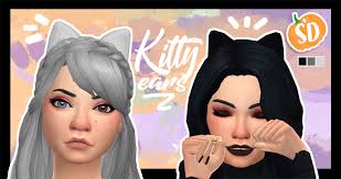 Simple mod that enables pointy ear sliders on human sims, under detail edit mode. Sims 4 Cat Cc Ears Tails Slippers Outfits More Fandomspot