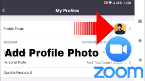 Go ahead and tap on it. How To Add Profile Photo To Zoom App Youtube