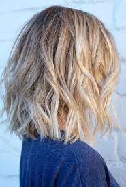 Messy Shoulder Length Bob Medium Length Hair Styles Short Textured Haircuts Thick Hair Styles
