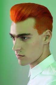 Orangehair Haircolor Men Hair Color Artistic Hair Mens Hairstyles
