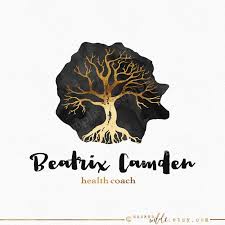 Black And Gold Logo Design Black And Gold Tree Logo Design Tree With Roots Watercolour Logo Gold Foil Logo Doula Logo Coaching Logo Tree Logos Tree Logo Design Watercolor Logo