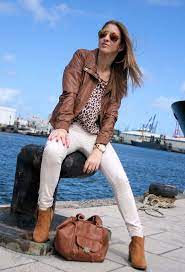 I almost wore my oxblood leather jacket with one of these looks, and i think that would look really sharp, but i also wanted you to be outfit #2 was something i might wear for date night, or to meet a friend for lunch. 14 Ways To Wear Your Brown Jacket Pretty Designs Stylish Leather Jacket Clothes For Women Leather Jackets Women