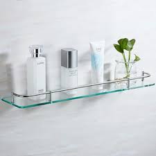 Wall mounted bathroom glass shelves over toilet. Glass Bathroom Shelf Price And Deals Aug 2021 Shopee Singapore