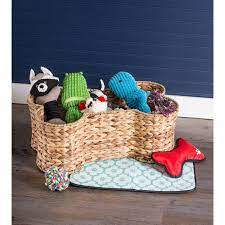 Cambridgeshire Bone Pet Hyacinth Basket In 2021 Stuffed Animal Storage Storage Baskets Rattan Basket
