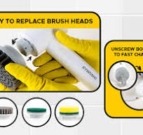 Amazon.com: SYNOSHI | Cone Brush Heads (2 Units) for ...