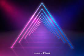 Geometric Neon Lights Background Free Ve Free Vector Freepik Freevector Background Abstract Design Geomet Lights Background Neon Lighting Background
