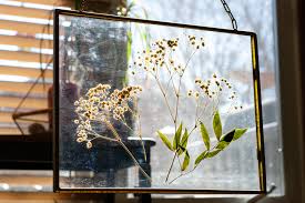 How to press flowers in glass frame. Simple Diy Pressed Flower Frame Content By Kristyn