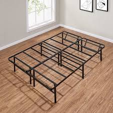 Malm high bed frame/2 storage boxes. Mainstays 7 Adjustable Bed Frame Black Steel Walmart Com Walmart Com