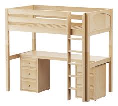 An added bonus is that you have a desk area to work on your latest creations. Shop Totally Kids Guthrie Natural Loft Bed With Desk And Storage