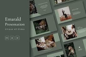 Download Emarald Keynote Template In Presentation Templates On Yellow Images Creative Store PSD Mockup Templates