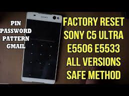 How To Hard Reset Sony Xperia C5 Ultra Via Sonytool