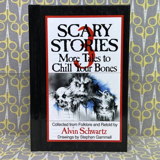Scary Stories 3 More Tales to Chill Your Bones by Alvin Schwartz Hardcover  Book Scary Stories to Tell in the Dark Vintage Horror - Etsy